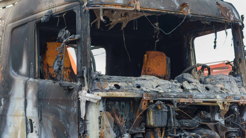 “BakuBus” avtobusunda yanğın olub