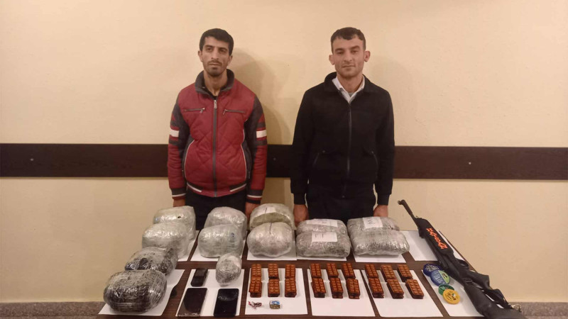İran sərhədində 2 qaçaqmalçı saxlanılıb