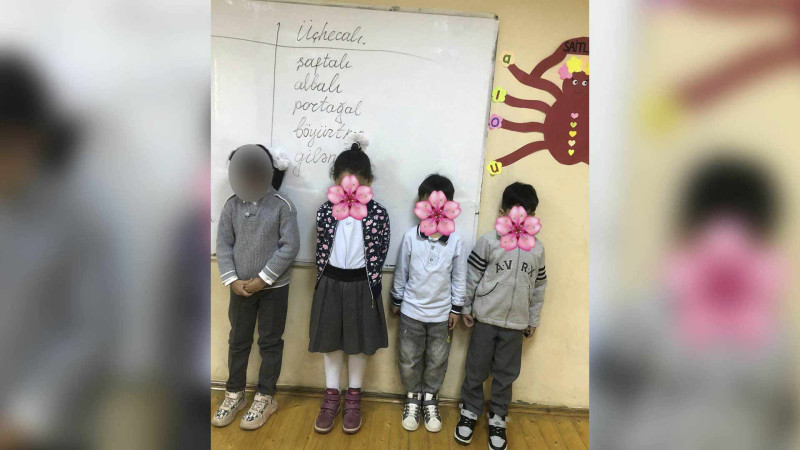 Bakıda müəllim birinci sinif şagirdlərini hədələyib