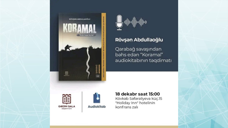 Bakıda audiokitab təqdimatı baş tutacaq