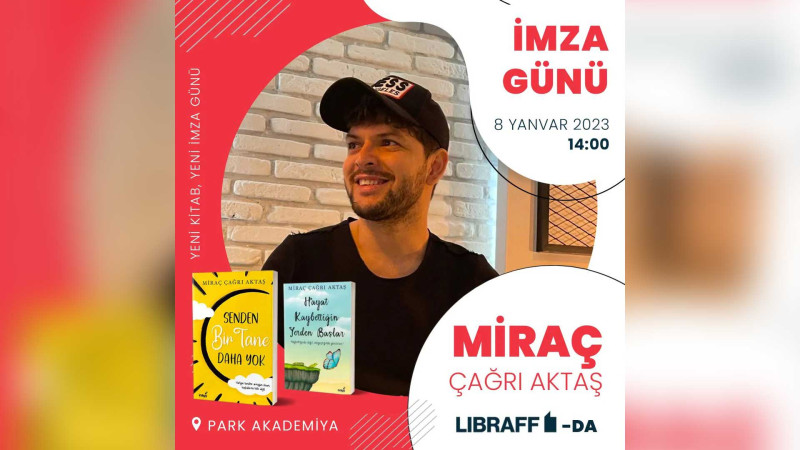 Türkiyəli yazıçı Miraç Aktaş Bakıya gəlir