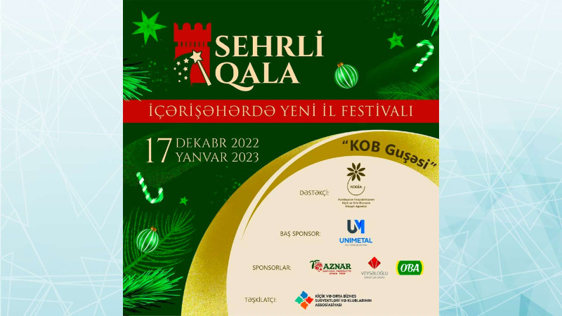 İçərişəhərdə “Sehrli qala” adlı Yen il festivalı keçiriləcək