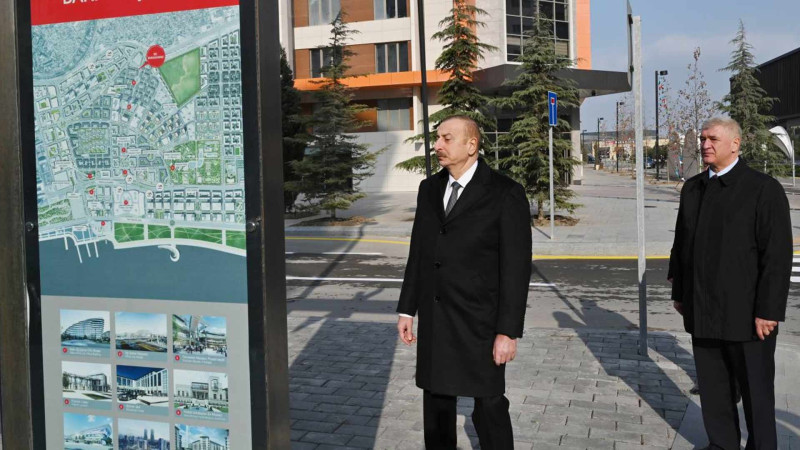 Bakı Ağ Şəhərdə inşa edilən yeni infrastruktur haqda ətraflı məlumat paylaşılıb