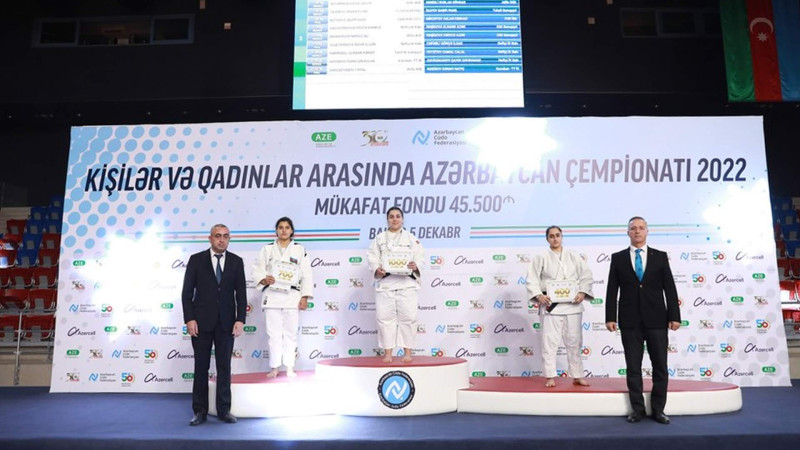 Cüdo üzrə Azərbaycan çempionatına yekun vurulub