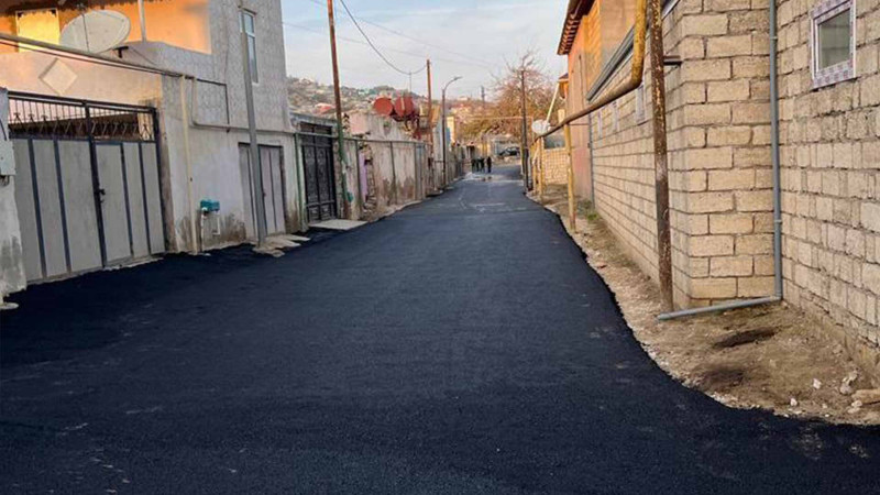 Zığ: Rövşən Göyüşov küçəsi təmir olunur
