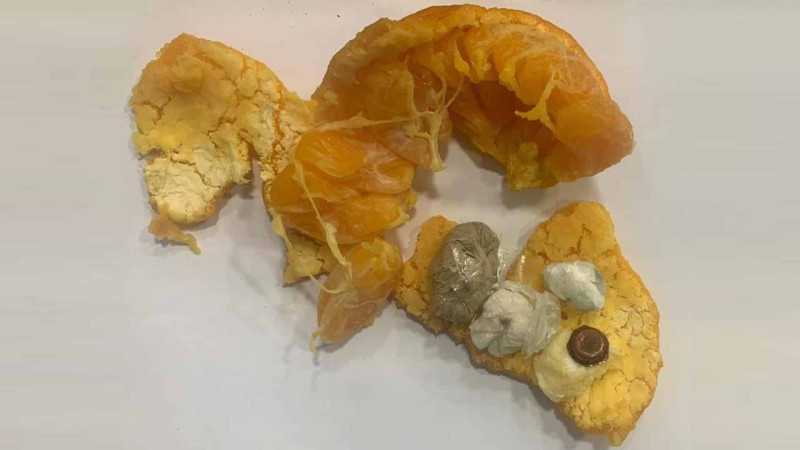 Bakıda mandarinin içində narkotik gizlədiblər