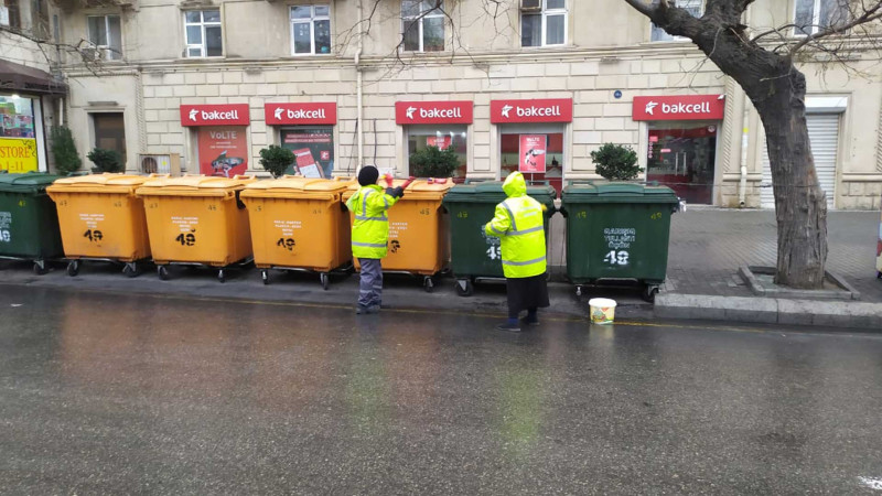 Nəsimi rayonunda təmizlik işləri aparılıb