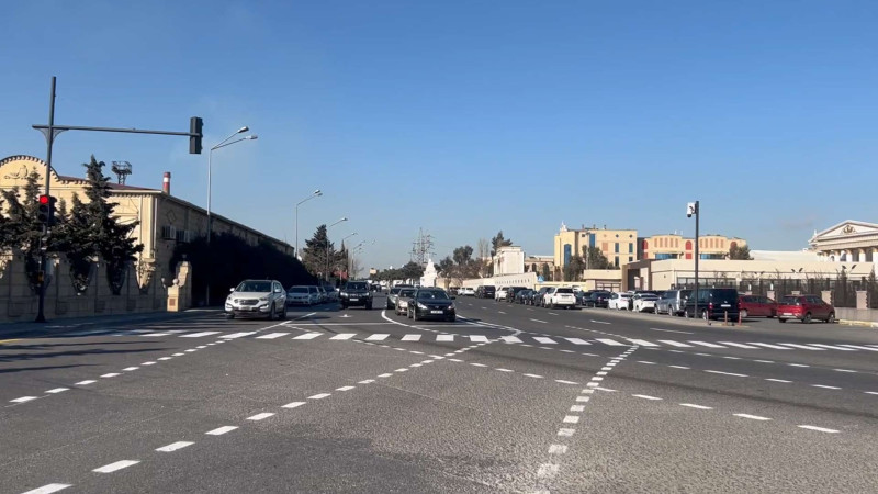 Nizami rayonu: Mikayıl Əliyev küçəsində yol təhlükəsizliyinin səviyyəsi artırılıb