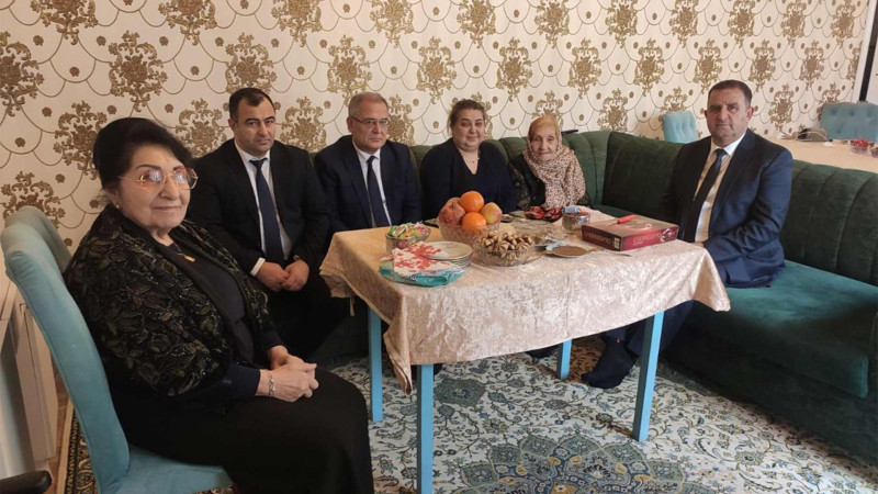 Bakı şəhəri ərazisində yaşayan şəhid ailələri və əlillər ziyarət olunublar