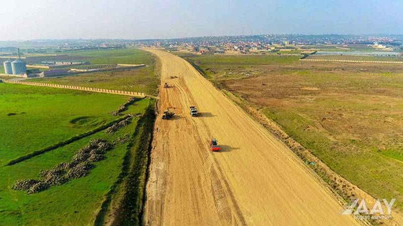 Mərdəkandan Sumqayıta yeni yol inşa olunur