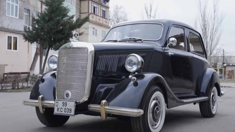 Bakıda Adolf Hitlerin generalının avtomobili fantastik qiymətə satışdadır - FOTO