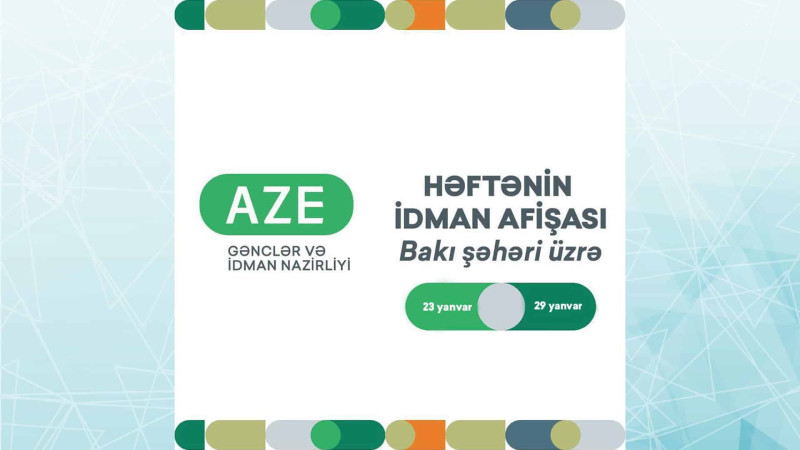 Bu həftə Bakıda 8 idman tədbiri planlaşdırılır