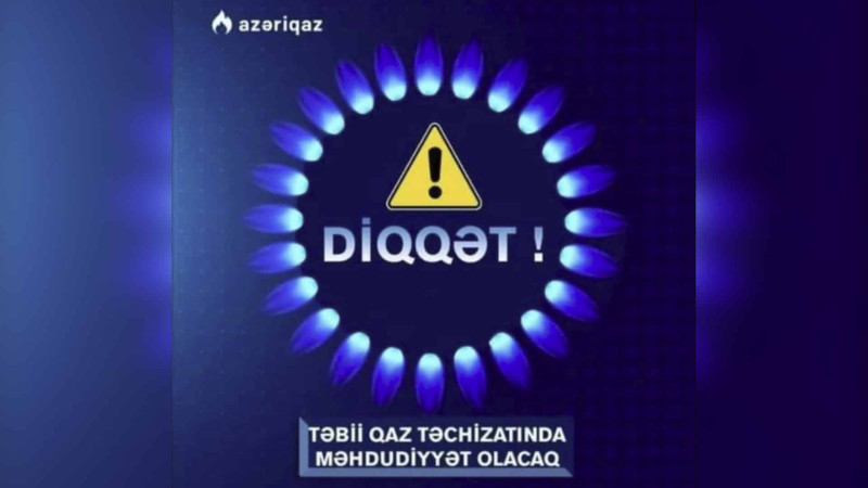Bayıl qəsəbəsində qaz olmayacaq