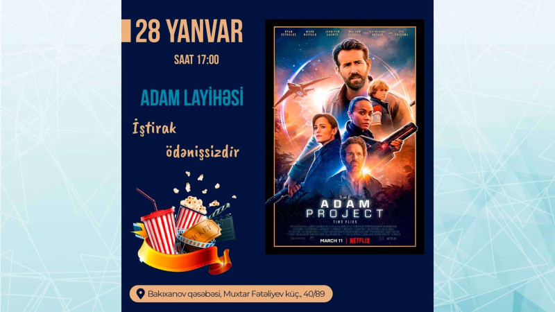 Bakı Gənclər Mərkəzində film axşamı təşkil olunacaq