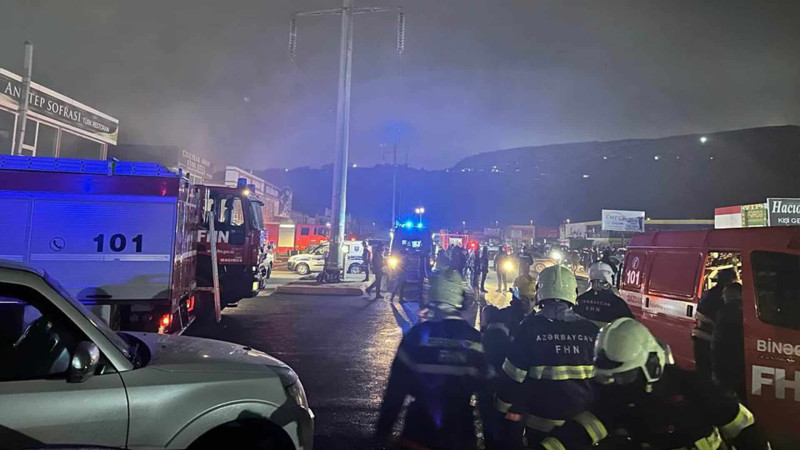 “Sədərək”də 20 mağaza yanıb