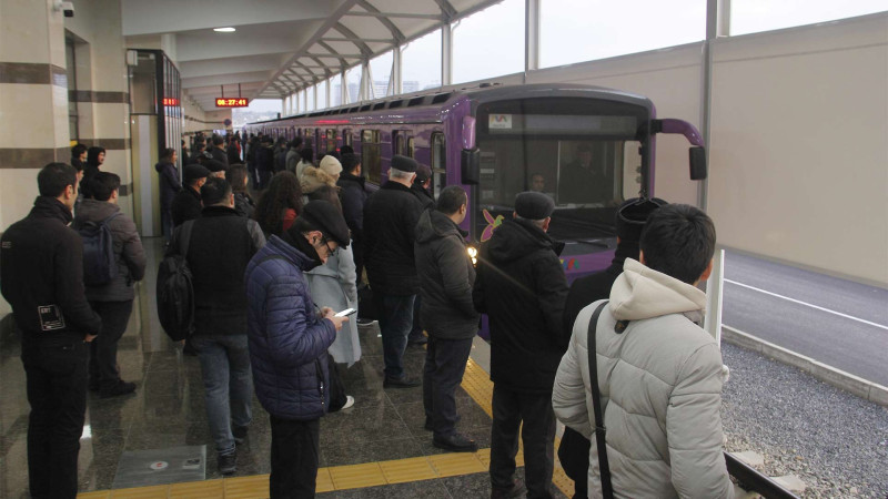 Bakı metrosundan 21 milyon sərnişin istifadə edib
