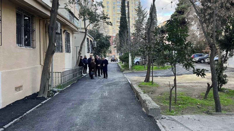 Nəsimi: H.Seyidzadə küçəsinin əsaslı təmiri sonlanmaq üzrədir