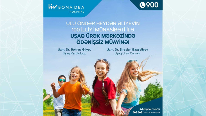 Bakıda özəl klinika uşaqlar üçün ödənişsiz müayinə təşkil edir
