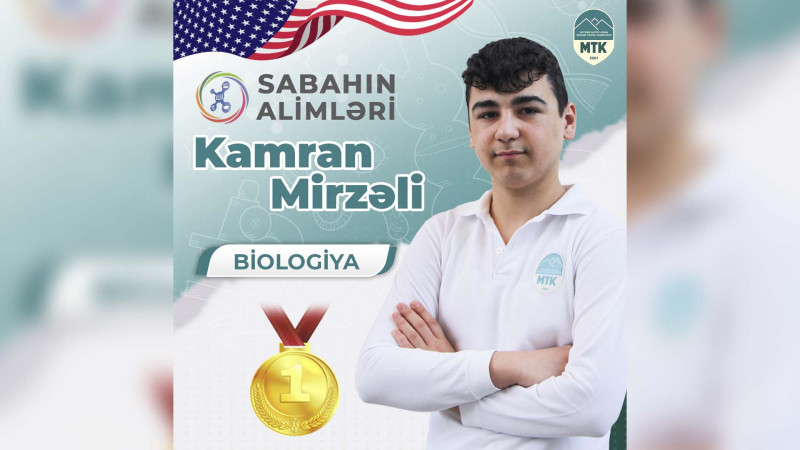 Bakı məktəbinin şagirdi ABŞ-də dünya miqyaslı müsabiqədə iştirak edəcək
