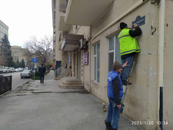 Bakının mərkəzi küçələrinə şəhidlərin adları verilir