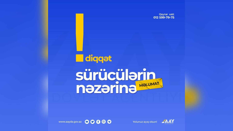 Heydər Əliyev prospekti müvəqqəti bağlanacaq