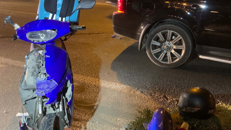 Nəsimi rayonunda motosiklet piyadanı vurub