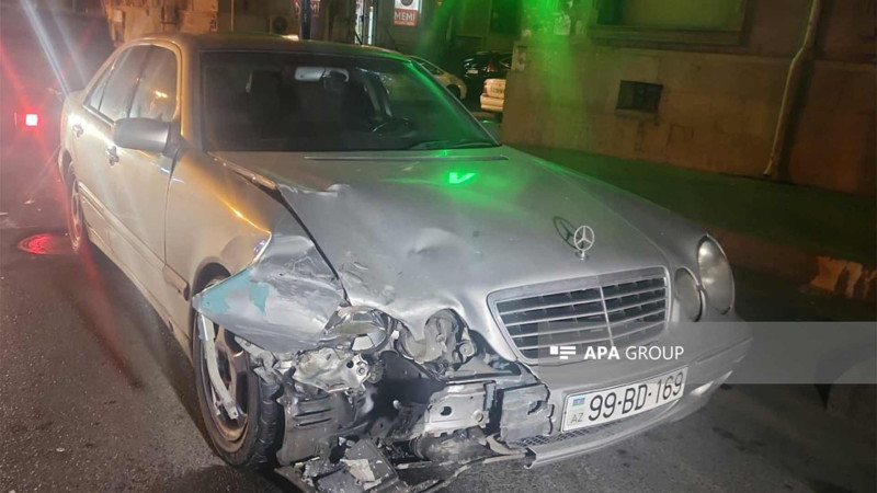 Yasamalda qəza baş verib: xəsarət alan var