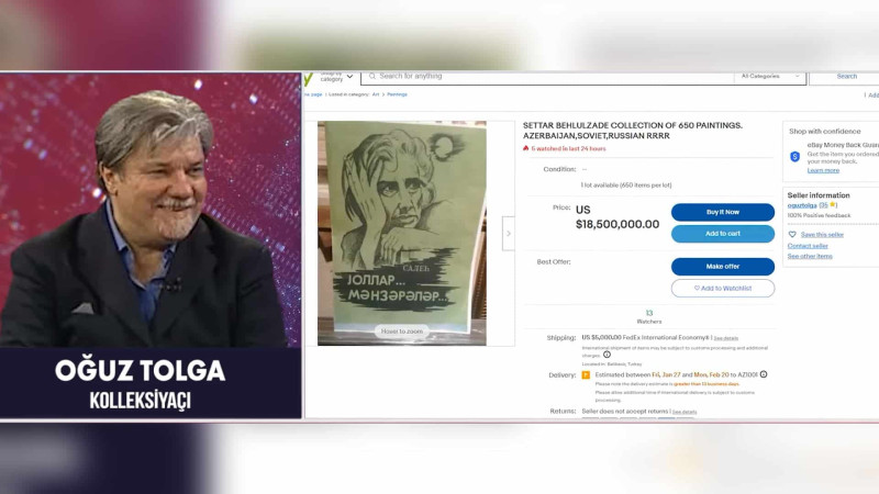Səttar Bəhlulzadənin əsərlərini 18 milyon ABŞ dollarına kim satmaq istəyir?