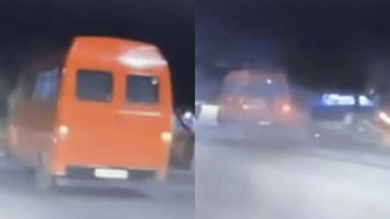 Mərdəkanda mikroavtobus minik avtomobili ilə toqquşub
