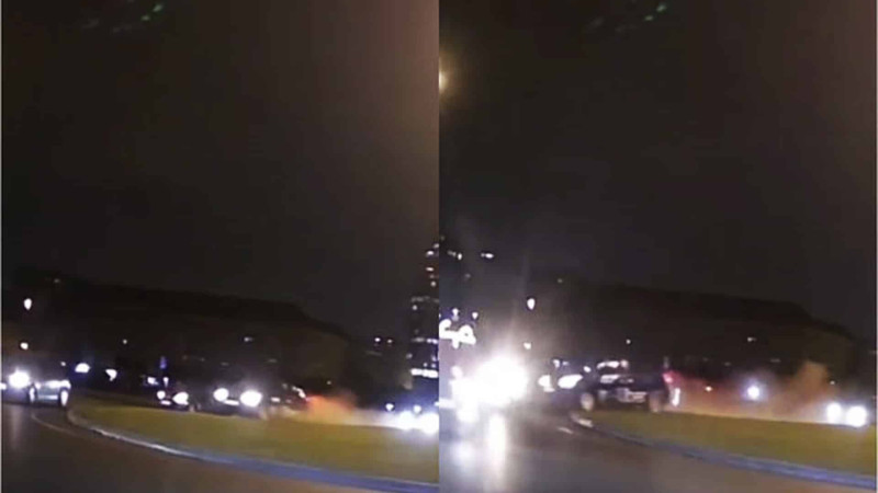 Bakıda “Prius”un sürücüsü dairədə idarəetməni itirərək qəza törədib
