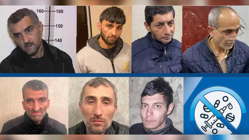 Sabunçuda 7 narkotacir saxlanılıb