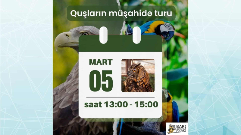 Bakı Zooloji Parkında xüsusi tur təşkil olunacaq