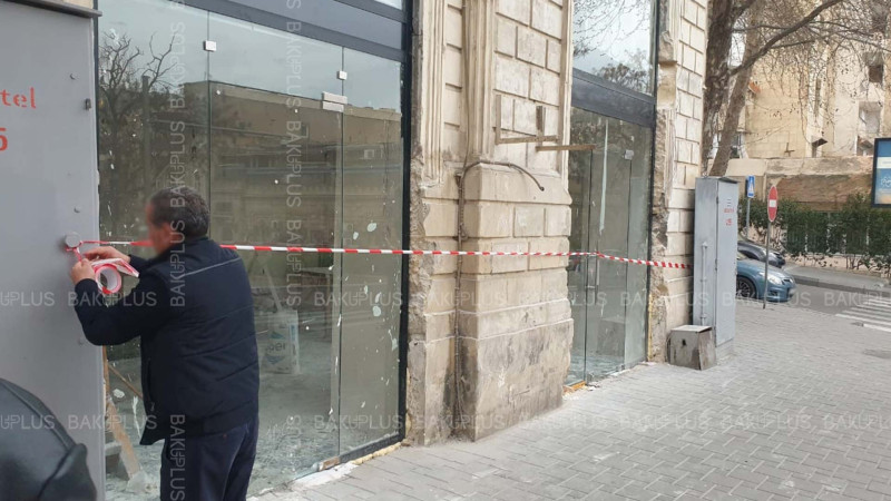 Bakıda memarlıq binasına qanunsuz müdaxilənin qarşısı alınıb