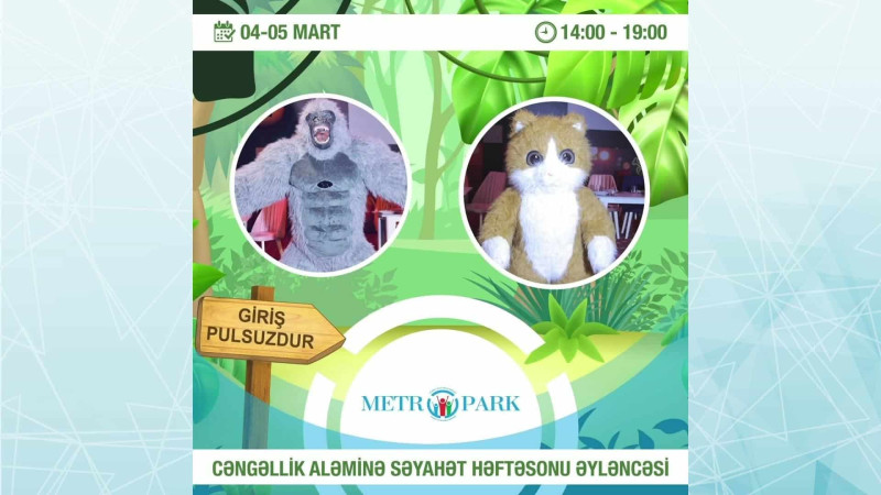 “Metropark”da uşaqlar üçün ödənişsiz şənlik keçiriləcək