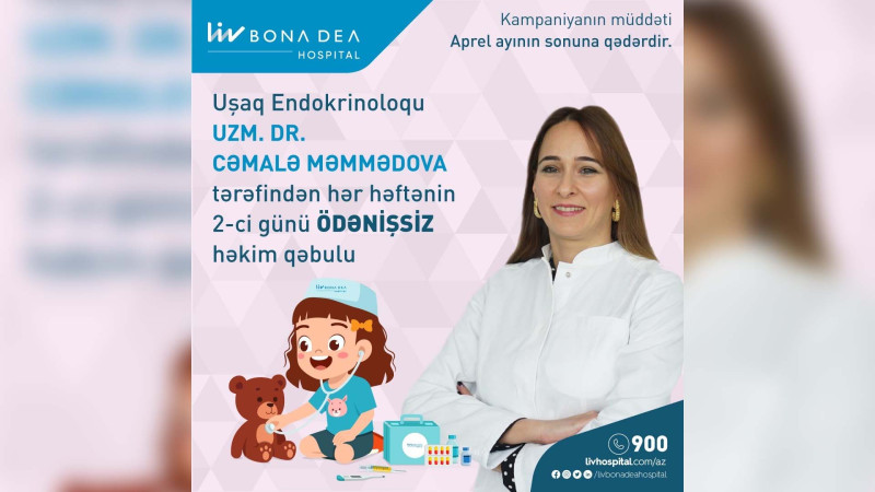 Bakıda uşaqlar üçün ödənişsiz müayinə keçiriləcək