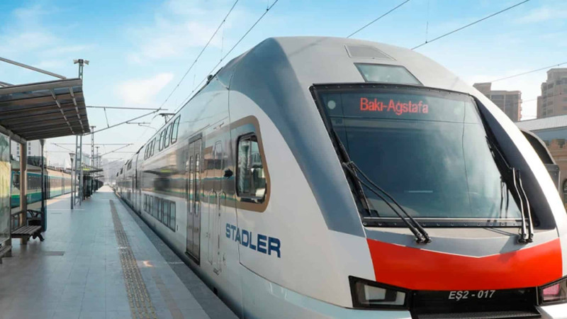 Bakı-Ağstafa dəmir yolu marşrutuna 3-cü reys açılacaq
