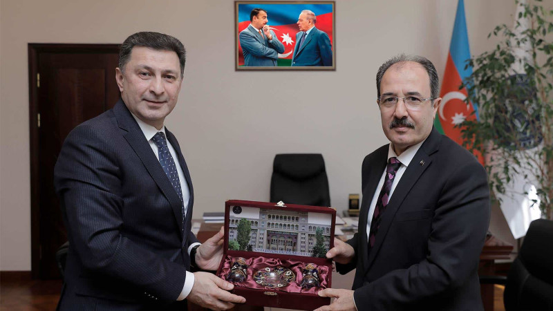 Türkiyənin səfiri ATU-nun rektoru ilə görüşüb
