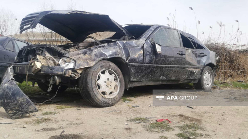 Bakıdan Qubaya gedən avtomobil dərəyə aşıb