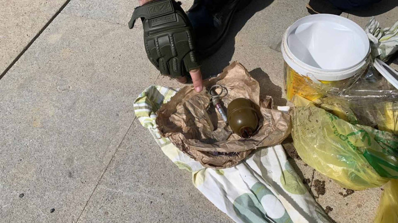 Xəzər rayonunda qumbara tapılıb