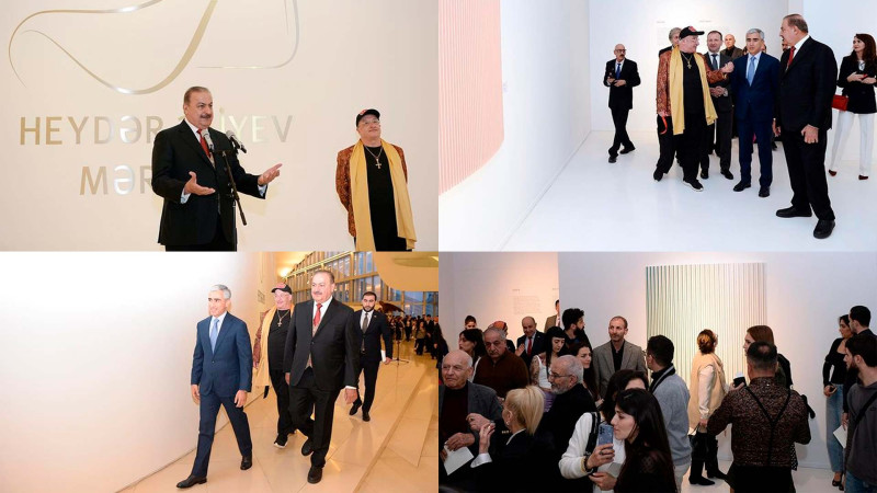 Heydər Əliyev Mərkəzində bəhreynli rəssamın sərgisi açılıb