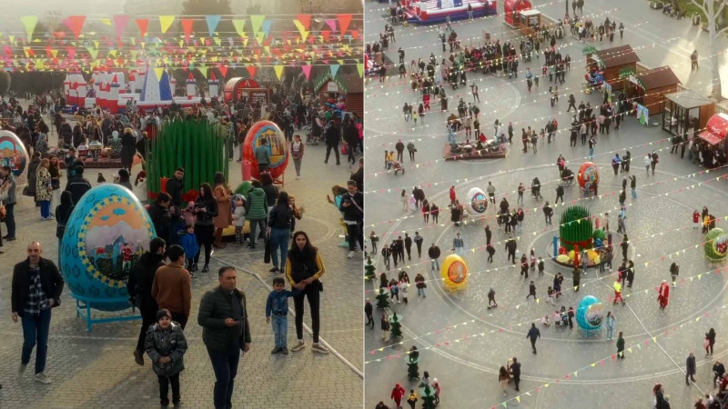 Leyla Əliyeva İnstagram-da Novruzun Bakıda necə qeyd edildiyini paylaşıb - VİDEO