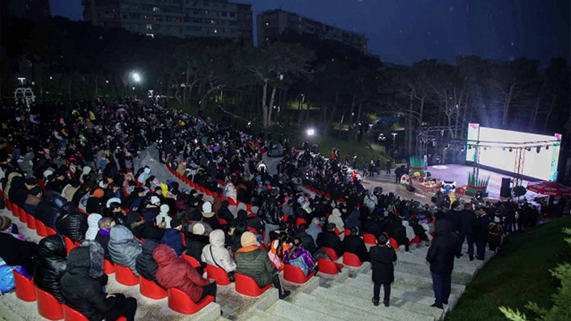 Heydər Əliyev parkının amfiteatrında konsert keçirilib