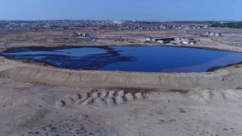 Zığ gölü çirkablardan təmizlənir