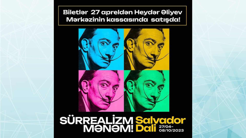 Salvador Dalinin əsərlərinə baxmaq istəyənlərin nəzərinə
