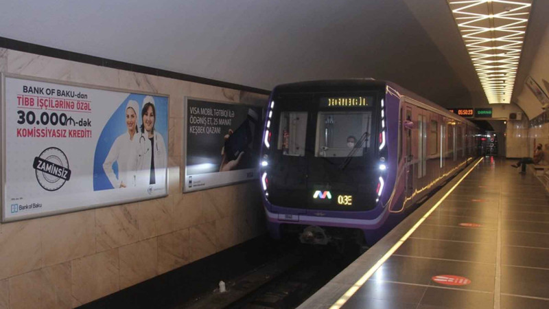 Bakı metrosunda sərnişindaşıma 15 faiz artıb