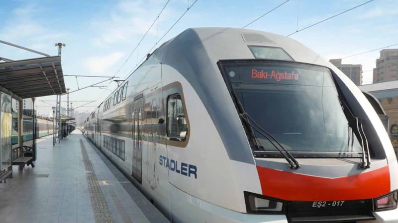 Bakıdan Ağstafaya gedən qatar reyslərinin sayı yenə artırıldı