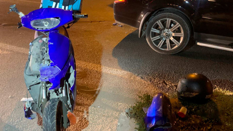 Xətai rayonunda motosiklet avtoqəzaya düşüb