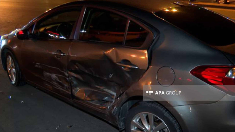 Xətai rayonunda zəncirvari qəza baş verib