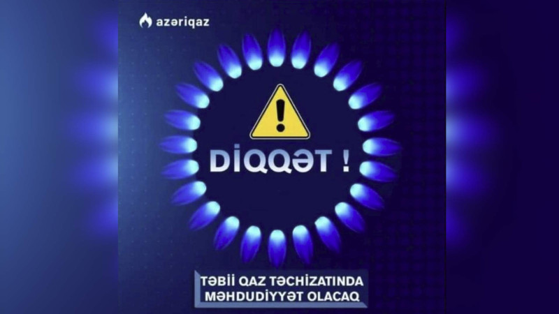 Xəzər rayonunda qaz olmayacaq
