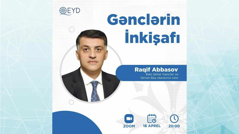Bakı Şəhər Gənclər və İdman Baş İdarəsinin rəisi onlayn görüş keçirəcək